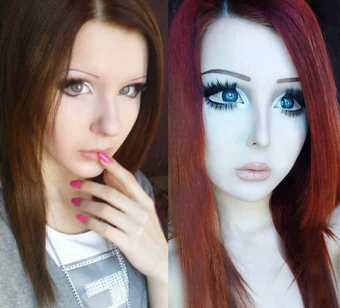 Barbies Humanas Antes E Depois De Bonecas Humanas Famosas Na Web