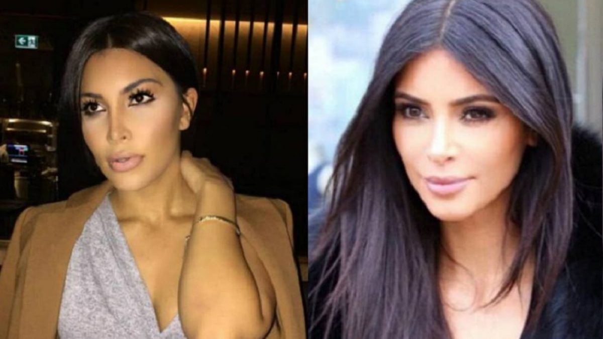 Conheça a sósia de Kim Kardashian que está abalando a internet