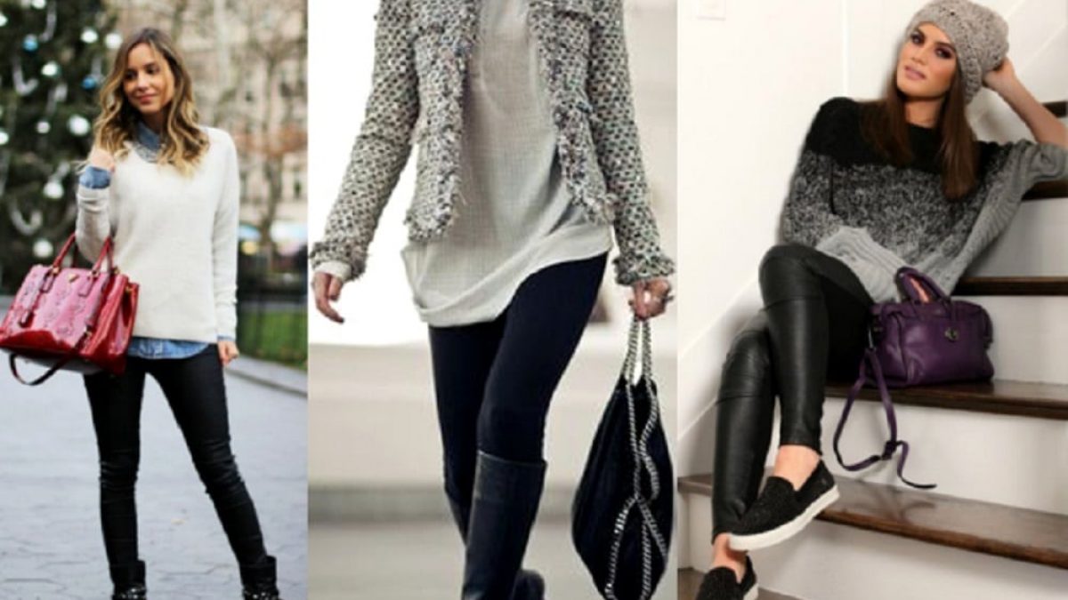 5 formas elegantes de usar calça legging no inverno