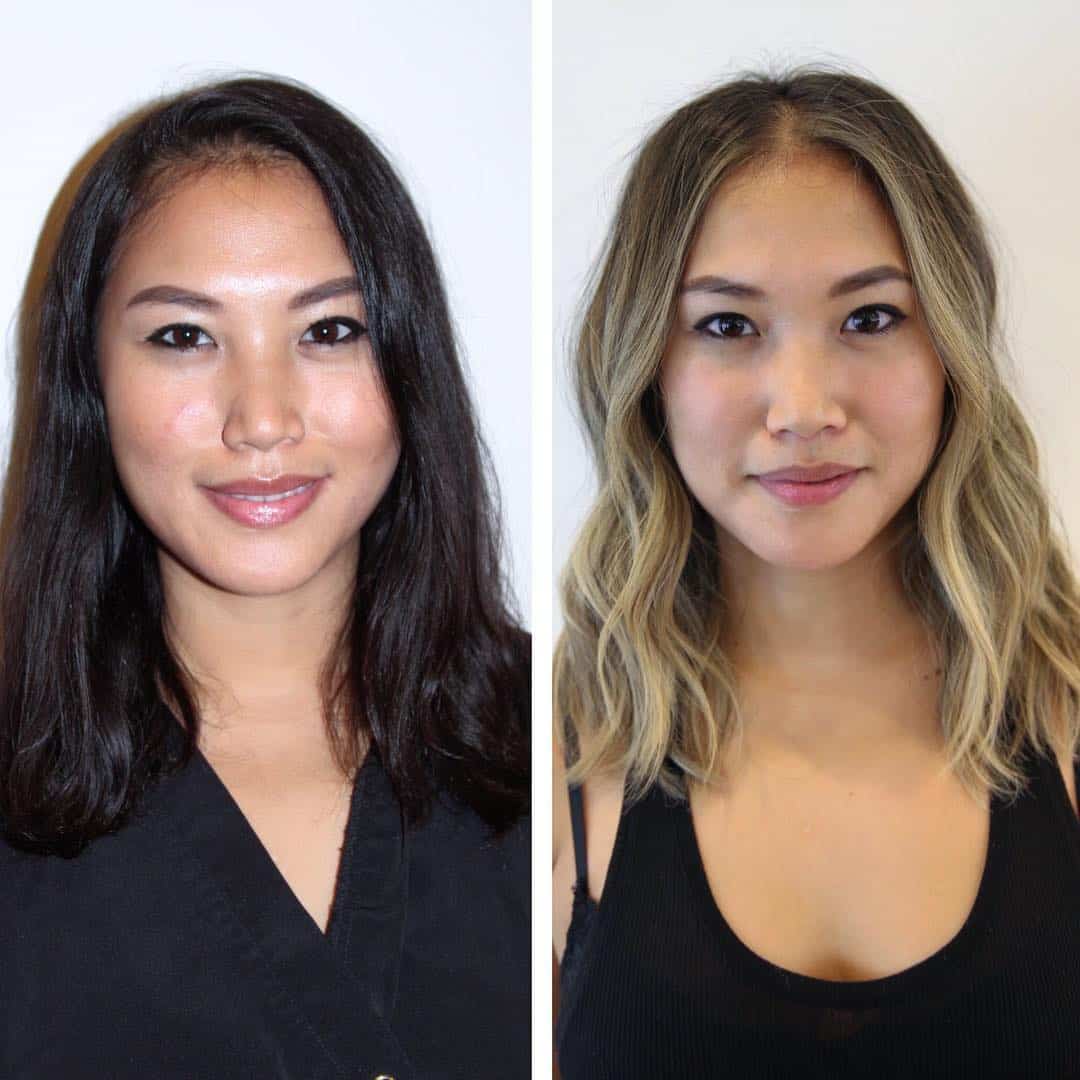 Antes e depois de 11 mulheres que clarearam os cabelos