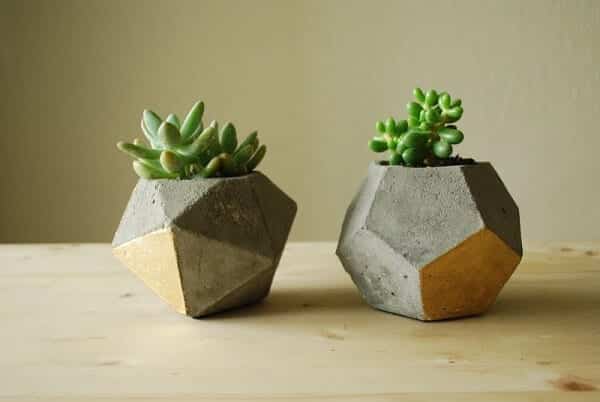 Como fazer vaso de cimento, como usá-lo na decoração e inspirações