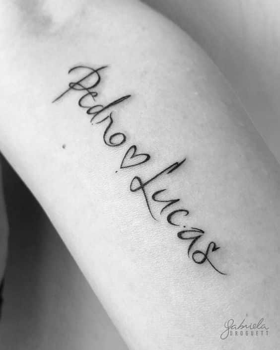 120 ideias de tatuagens com nome para declarar seu amor na pele