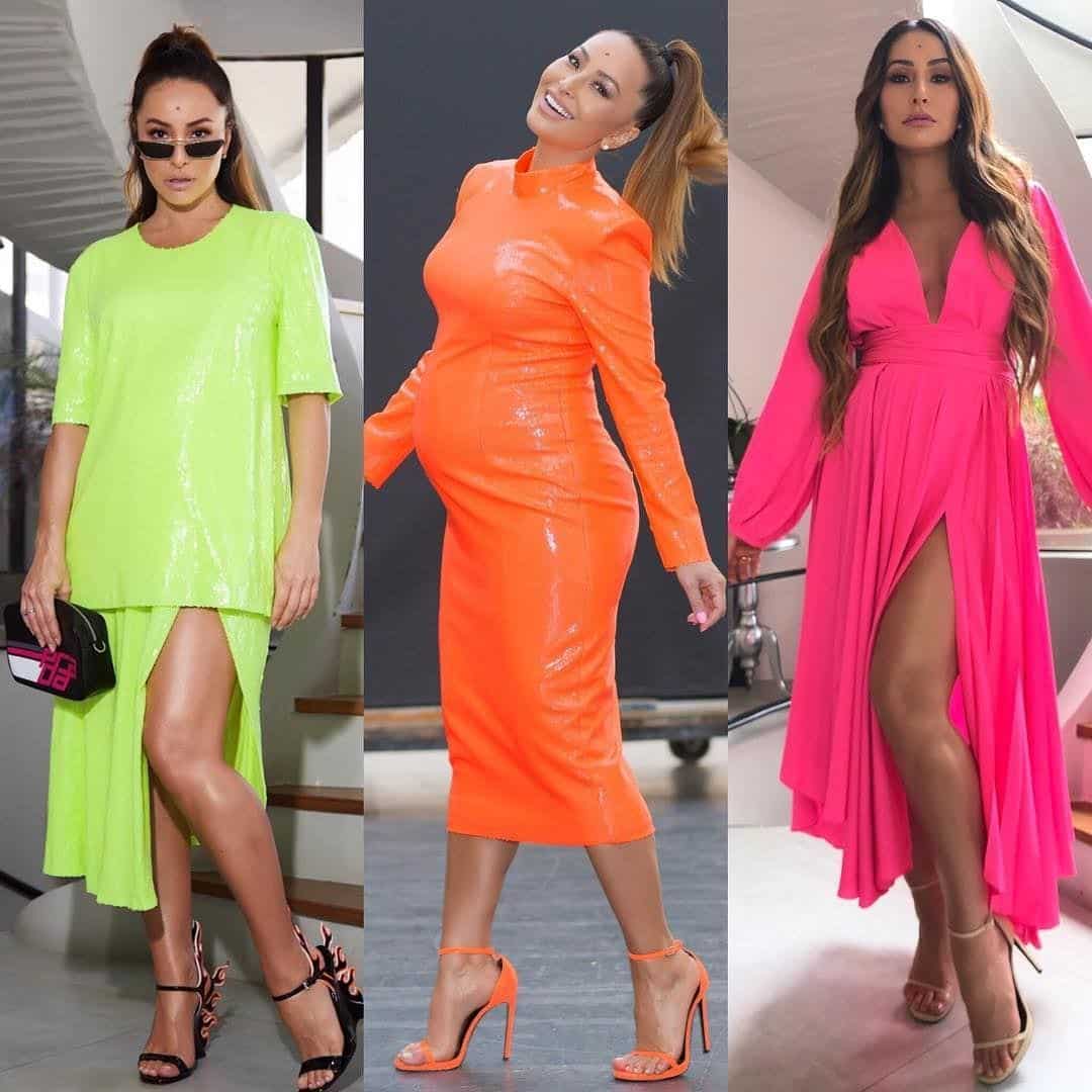 roupas cor neon