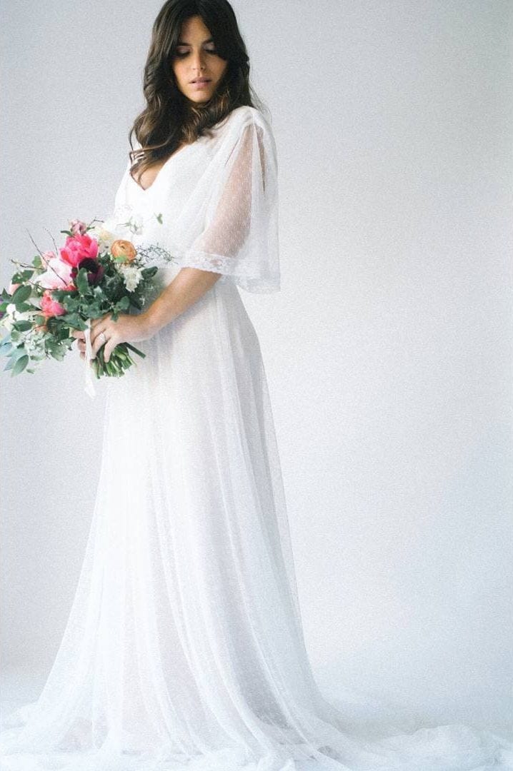 modelo de vestido de noiva simples