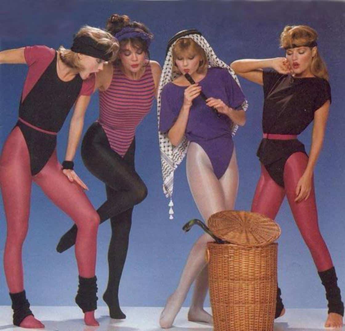 moda anos 80 feminina