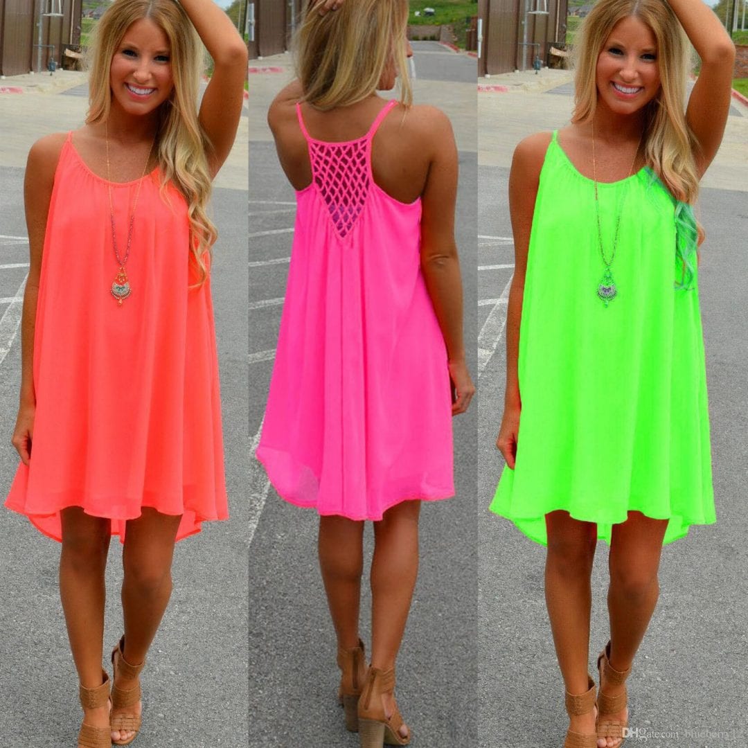 roupas de neon