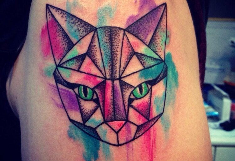 44 Desenhos de Tatuagens de Gatos: Fotos e Dicas