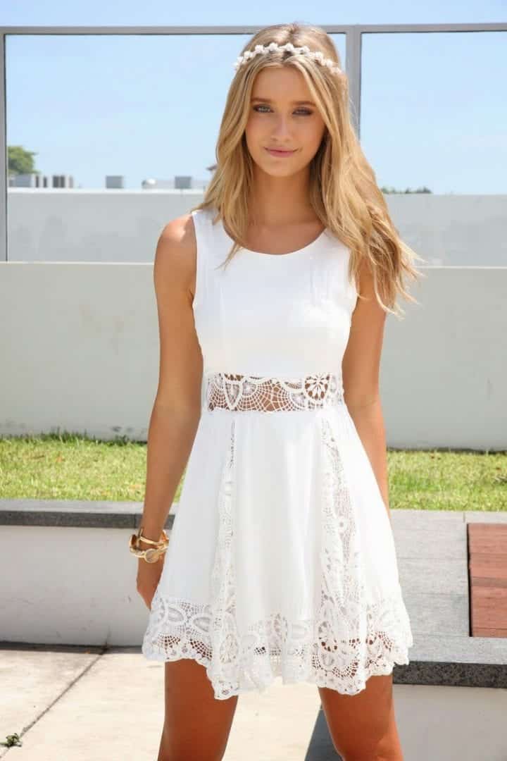 Vestido branco- Como usar, como combinar + looks para você se inspirar