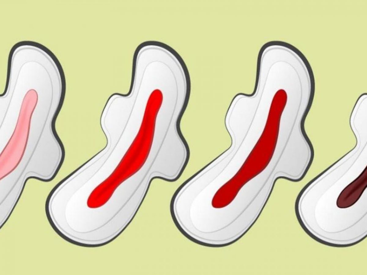 Cores da menstruação e significado