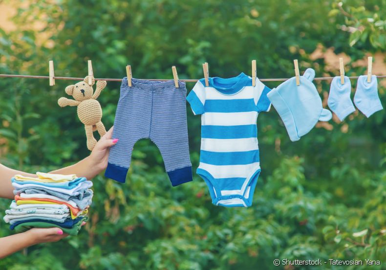 Como lavar roupas de bebê