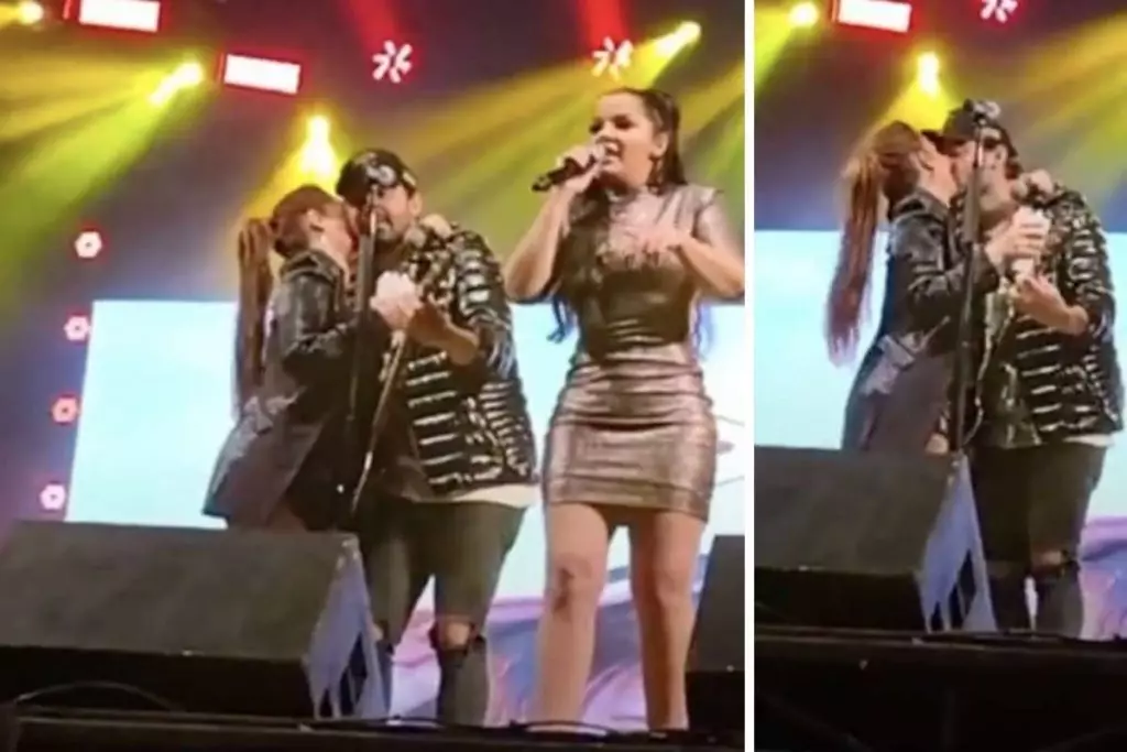 Maiara beija Fernando