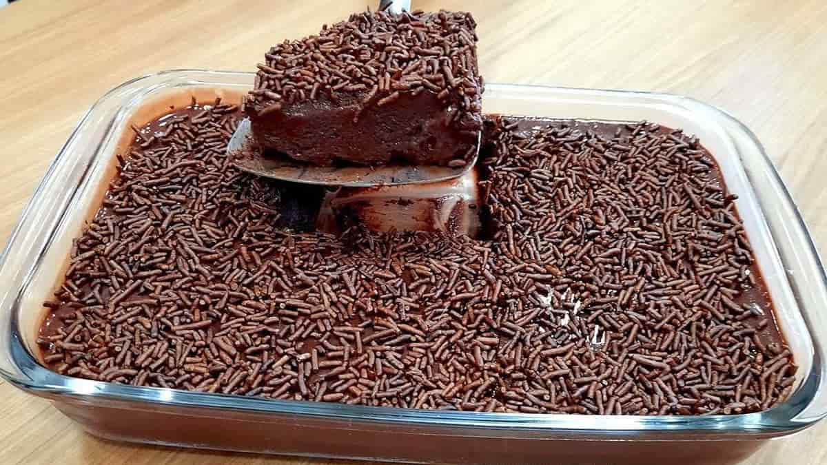 Receita de brigadeiro de travessa